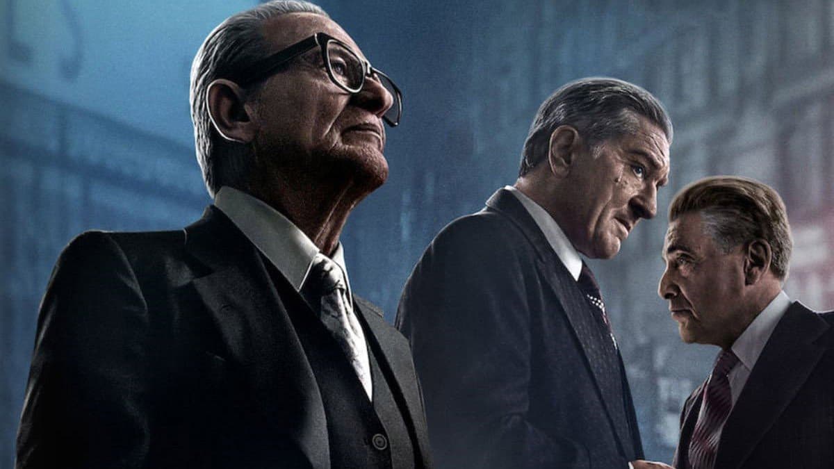 Joe Pesci, Robert De Niro i Al Pacino a El irlandés