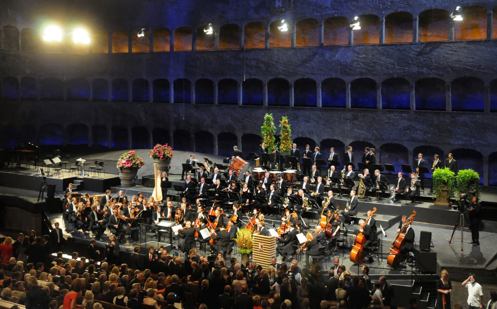 Imatge sense datar d’un concert al Festival de Salzburg. Fotografia de l'oficina de turisme de Salzburg.