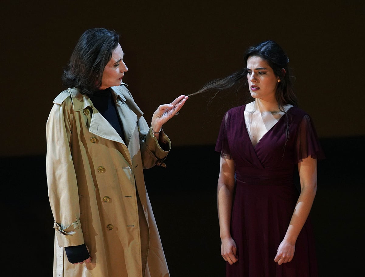 Véronique Gens i Ana Vieira Leite, a 'Médée' de Charpentier, al Teatro Real. Fotografia de Javier del Real