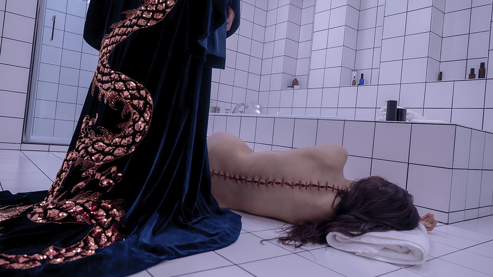 Fotograma del film La substància (Coralie Fargeat, 2024). Cortesia d’Elastica Films.