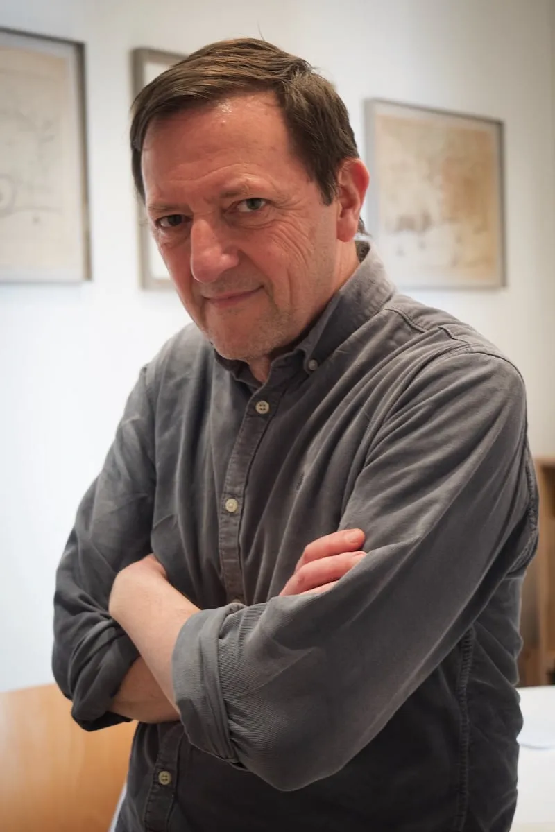 L’escriptor Ignacio Martínez de Pisón a Barcelona. Fotografia de José A. Santos Cardosa