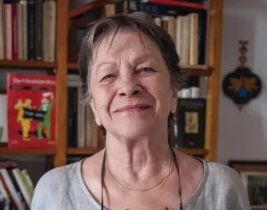 La investigadora especialista en el món soviètic Carmen Claudín al seu domicili de Barcelona. Fotografia de José A Santos Cardosa