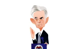 L’expresident de la Reserva Federal dels EUA Jerome Powell, vist per Luis Grañena.